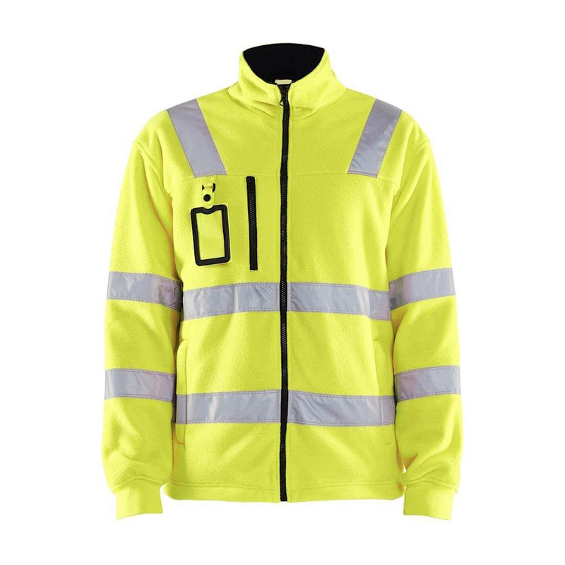 Blaklader 4853 Hi-Vis Full Zip Fleece Jacket - HI-VIS JACKETS & COATS