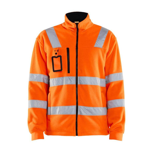 Blaklader 4853 Hi-Vis Full Zip Fleece Jacket - HI-VIS JACKETS & COATS
