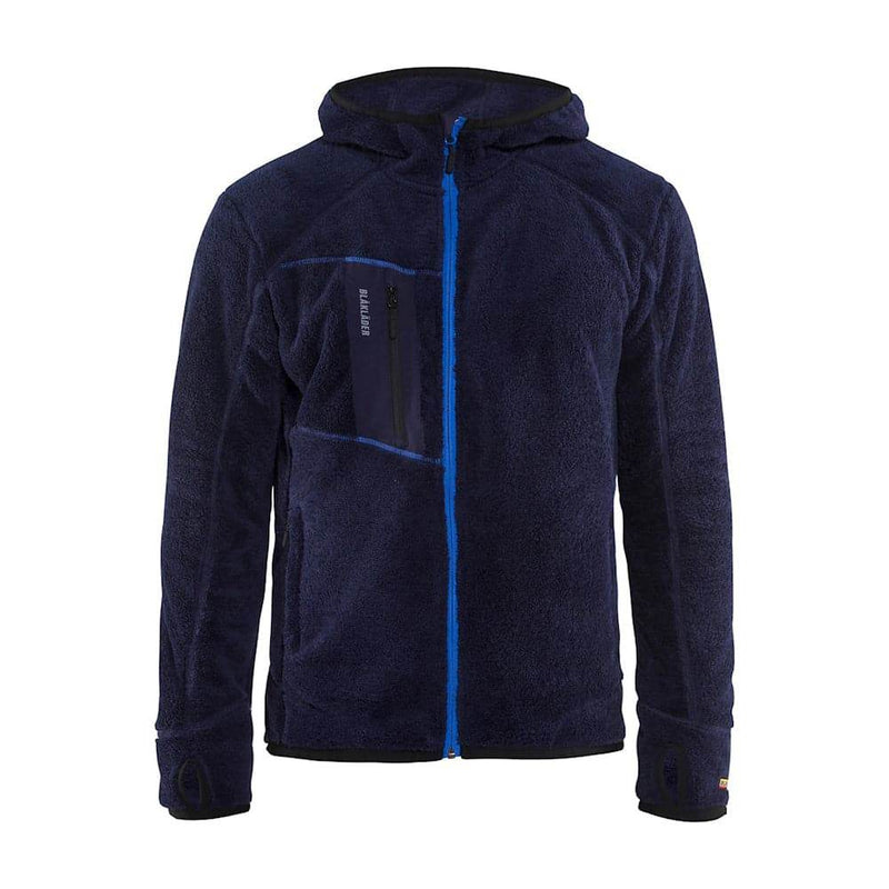 Blaklader 4863 Furry Pile Fleece Hooded Jacket - FLEECE CLOTHING