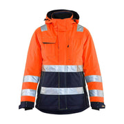 Blaklader 4872 Women's Hi-Vis Waterproof Winter Jacket - WOMENS HI-VIS CLOTHING