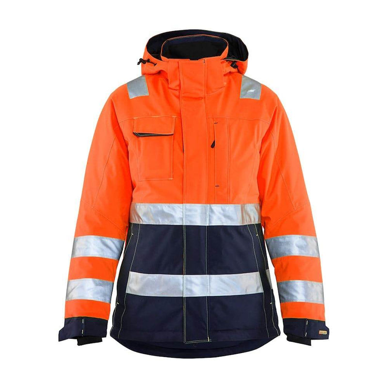 Blaklader 4872 Women's Hi-Vis Waterproof Winter Jacket - WOMENS HI-VIS CLOTHING