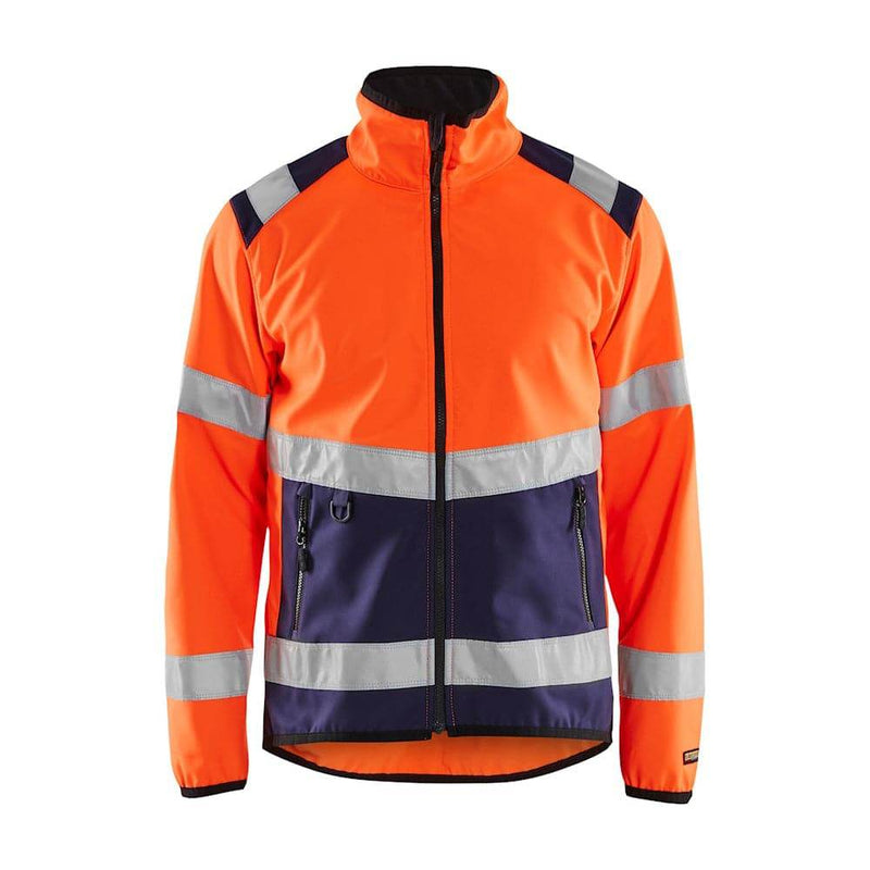 Blaklader 4877 Hi-Vis Water Repellent Softshell Jacket - HI-VIS JACKETS & COATS