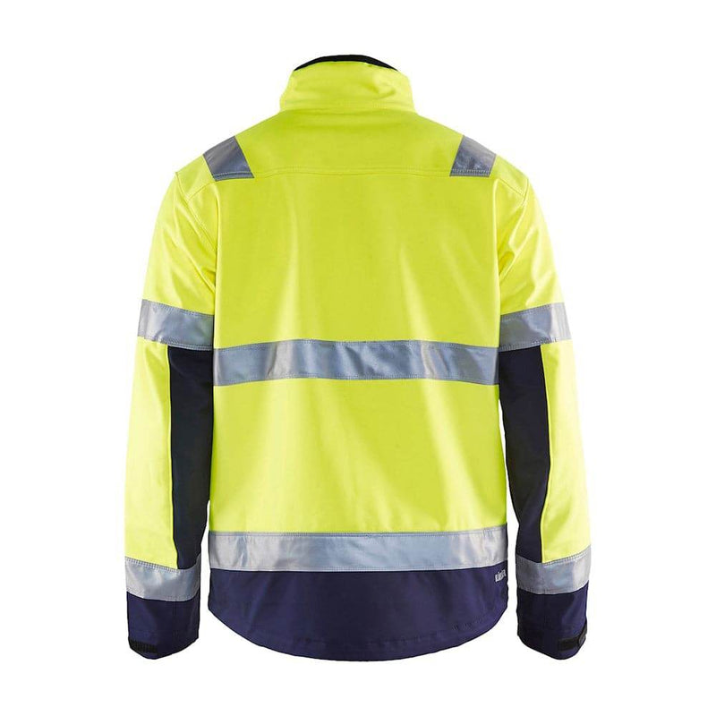 Blaklader 4900 Hi-Vis Waterproof Softshell Jacket - HI-VIS JACKETS & COATS
