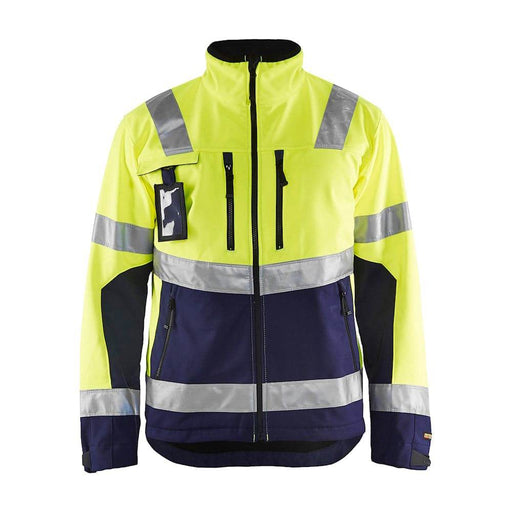 Blaklader 4900 Hi-Vis Waterproof Softshell Jacket - HI-VIS JACKETS & COATS