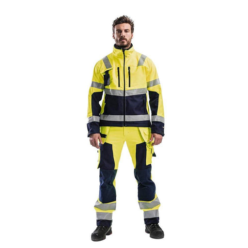 Blaklader 4900 Hi-Vis Waterproof Softshell Jacket - HI-VIS JACKETS & COATS