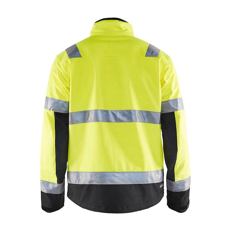 Blaklader 4900 Hi-Vis Waterproof Softshell Jacket - HI-VIS JACKETS & COATS