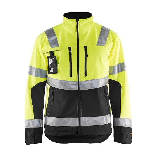 Blaklader 4900 Hi-Vis Waterproof Softshell Jacket - HI-VIS JACKETS & COATS