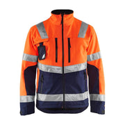 Blaklader 4900 Hi-Vis Waterproof Softshell Jacket - HI-VIS JACKETS & COATS