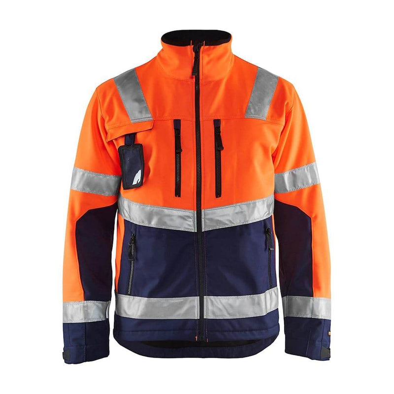 Blaklader 4900 Hi-Vis Waterproof Softshell Jacket - HI-VIS JACKETS & COATS