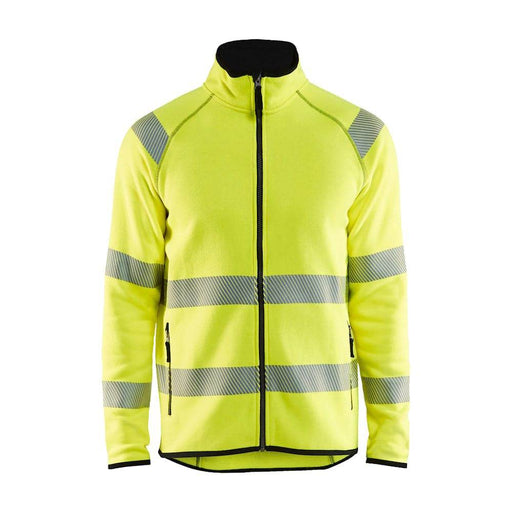 Blaklader 4922 Knitted Hi-Vis Full Zip Jacket - HI-VIS SWEATSHIRTS & HOODIES