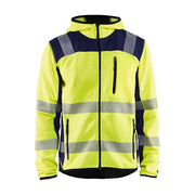 Blaklader 4923 Knitted Hi-Vis Hooded Jacket - HI-VIS SWEATSHIRTS & HOODIES