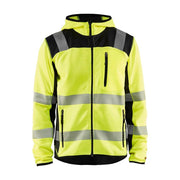 Blaklader 4923 Knitted Hi-Vis Hooded Jacket - HI-VIS SWEATSHIRTS & HOODIES
