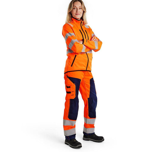 Blaklader 4926 Women's Hi-Vis Softshell Jacket - WOMENS HI-VIS CLOTHING