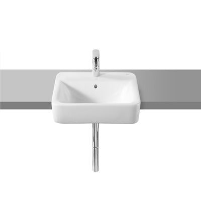 Senso Ceramic 560mm Semi-Countertop Basin - 1 Tap Hole - Bathrooms