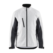 Blaklader 4950 Softshell Jacket White/Dark Grey / Small - SALE JACKETS