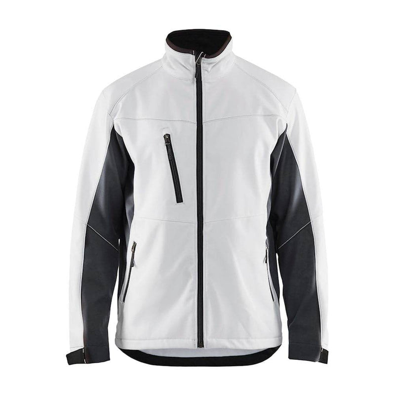 Blaklader 4950 Softshell Jacket White/Dark Grey / Small - SALE JACKETS