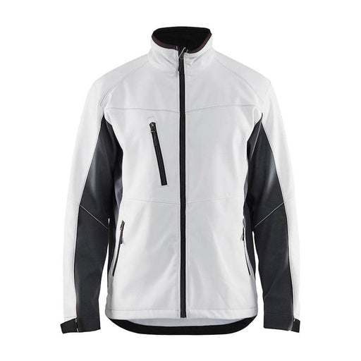 Blaklader 4950 Softshell Jacket White/Dark Grey / Small - SALE JACKETS