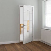 4 Line Horizontal Primed Glazed Internal Door - 1981mm x 762mm - Doors