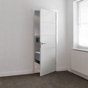 4 Line Horizontal Primed Internal Door - All Sizes - Hardware > Building Materials > Doors Doors
