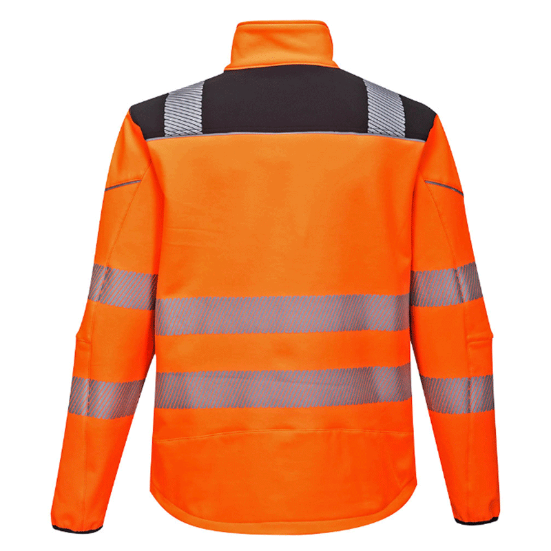 Portwest T402 PW3 Hi-Vis Softshell Jacket, Water Resistant and Breathable - HI-VIS JACKETS & COATS
