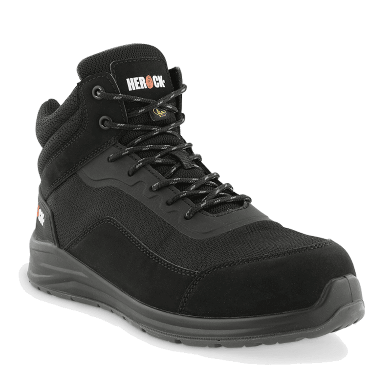Herock Leno S1PS SR FO ESD SC Composite Safety High Trainers - SAFETY TRAINERS