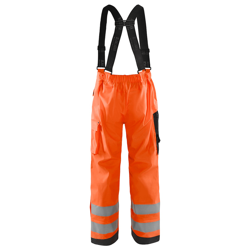 Blaklader 1306 Hi-Vis Waterproof Rain Trousers Level 3 - Apparel & Accessories > Clothing > Uniforms > Contractor Pants & Coveralls HI-VIS TROUSERS