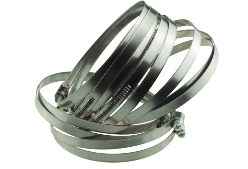 A2 Hose Clip 40mm-60mm - Adjustable 304 Stainless Steel Duct Clamps Hose Pipe Clamps Air Ducting Clamp Worm Drive Hose Clamps - Home & Garden > Lawn & Garden > Watering & Irrigation > Garden Hose Fittings & Valves Tech Hose & Fittings