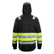 Snickers 8038 Hi-Vis Class 1 Full Zip Hoodie - HI-VIS SWEATSHIRTS & HOODIES