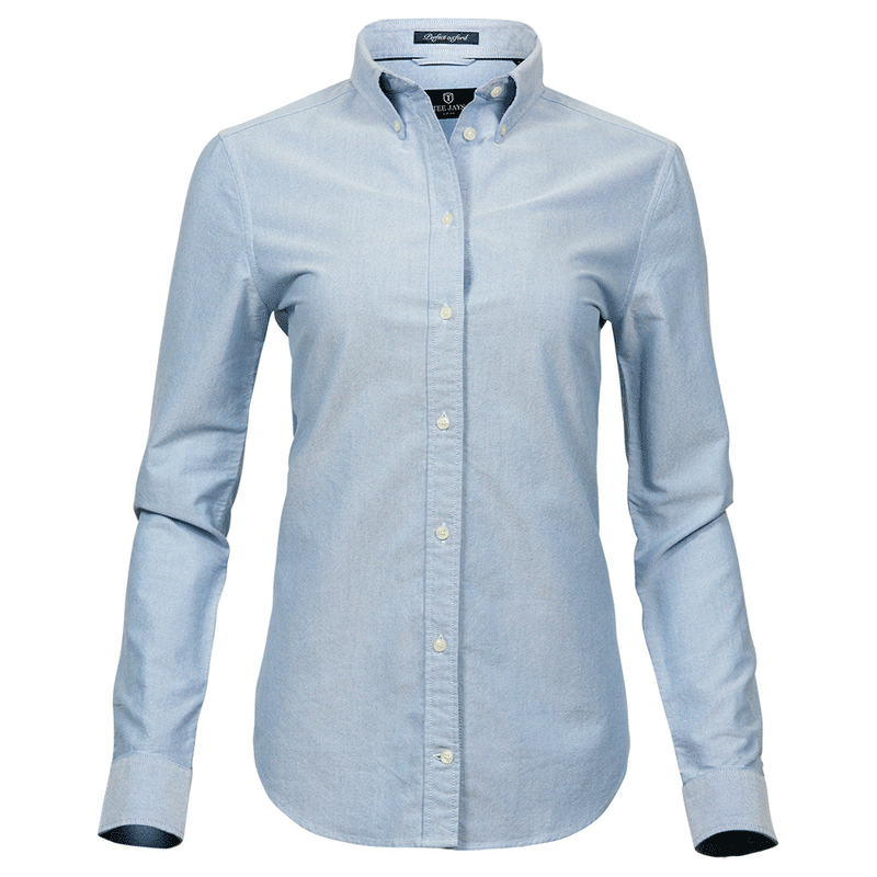Tee Jays 4001 Ladies Perfect Long Sleeve Oxford Shirt - WOMENS T-SHIRTS