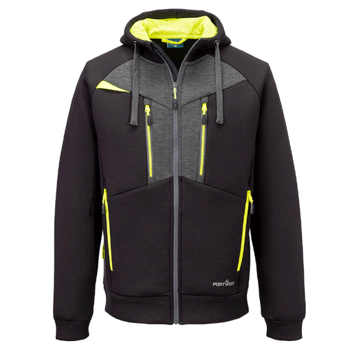 Portwest DX472 DX4 Moisture Wicking Full Zip Work Hoodie Various Colours - HOODIES