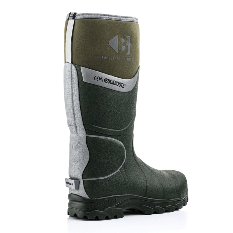 Buckler BBZ8000 S5 360° High Visibility Neoprene / Rubber Safety Wellington Boot with Ankle Protection - WELLINGTON BOOTS