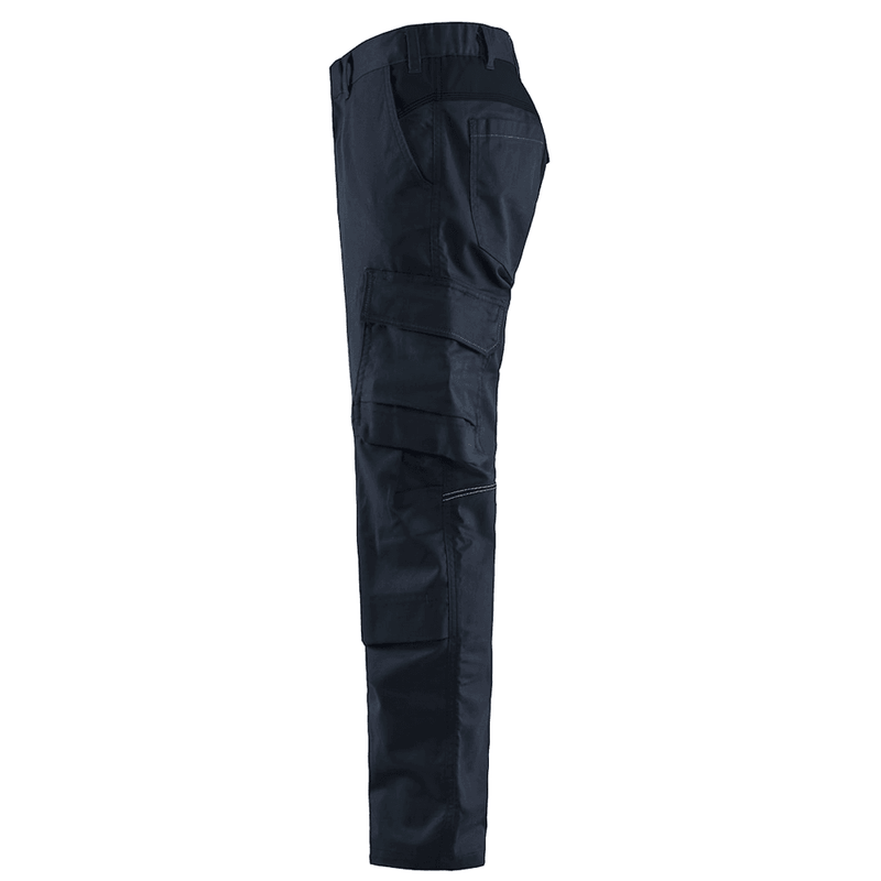 Blaklader 1448 Industry Stretch Kneepad Trousers Dark Navy/Black - KNEE PAD TROUSERS