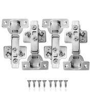 50 PACK 110 Degree Full Overlay Soft Close Kitchen Cabinet Door Hinges Adjustable Inc Backplates - Hardware > Hardware Accessories > Hinges