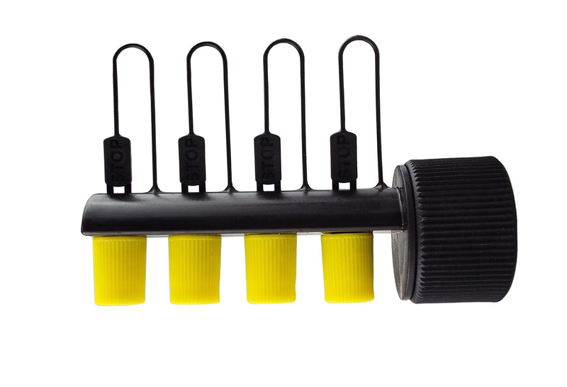 4-Way Manifold for Micro Irrigation Tube - Home & Garden > Lawn & Garden > Watering & Irrigation > Garden Hose Fittings & Valves > Garden Hose Fittings Garden watering