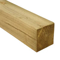 Wooden beam on a white background