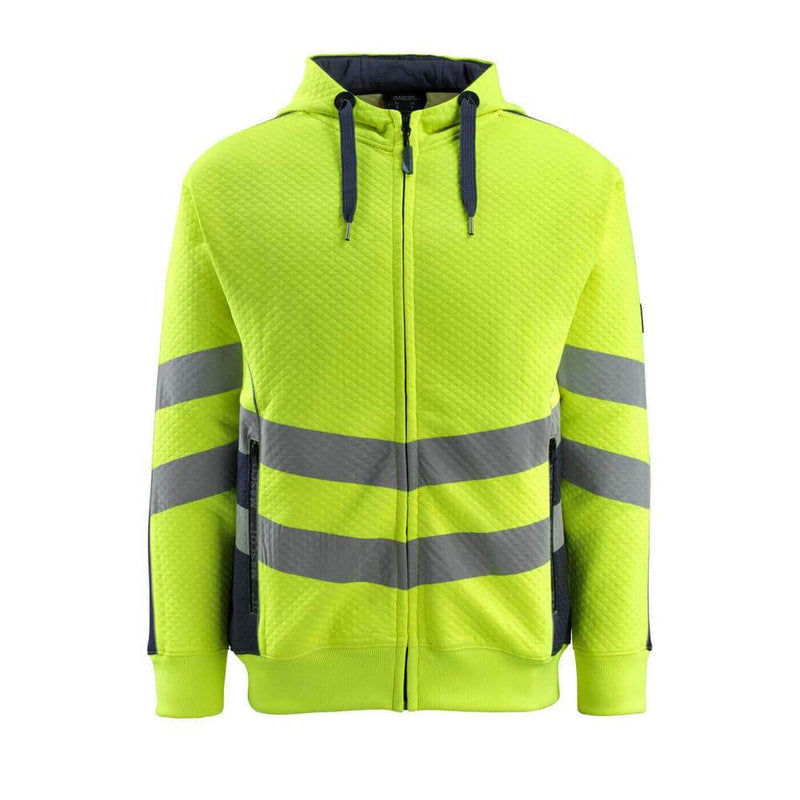 Mascot SAFE SUPREME 50138 Corby Hi-Vis Hoodie with Zipper - HI-VIS SWEATSHIRTS & HOODIES
