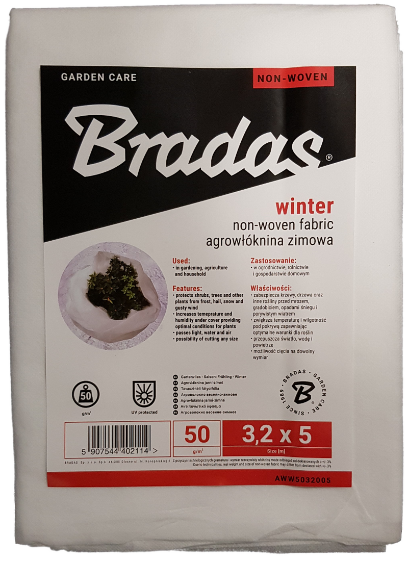 50g Non-Woven Frost Protect Fleece 3.2m x 5m - Home & Garden > Lawn & Garden > Gardening > Landscape Fabric Garden tools & Accesories