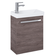 Aquatrend 455mm Wall Hung Base Unit & Basin - All Colours - Bathrooms