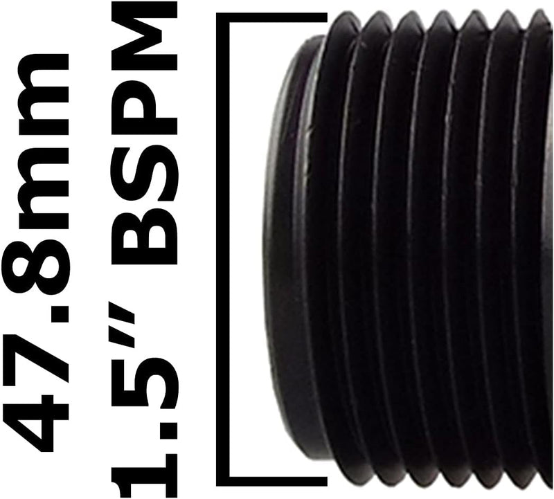 Pond Straight Connector 1.5" BSPM - 40mm - Home & Garden > Decor > Fountains & Ponds > Fountain & Pond Accessories POND