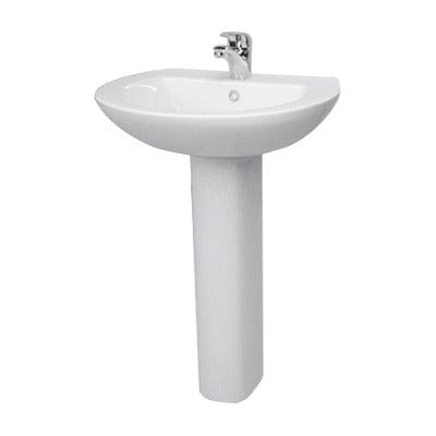 Vetta 550mm Basin and Pedestal Pack - Bathrooms