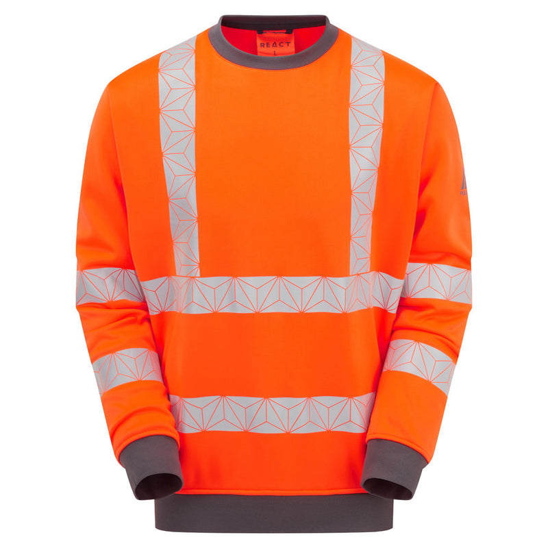 PULSAR RCT806 / RCT807 React GRS Hi-Vis Sweatshirt - Apparel & Accessories > Clothing > Activewear > Activewear Sweatshirts & Hoodies > Sweatshirts HI-VIS SWEATSHIRTS & HOODIES