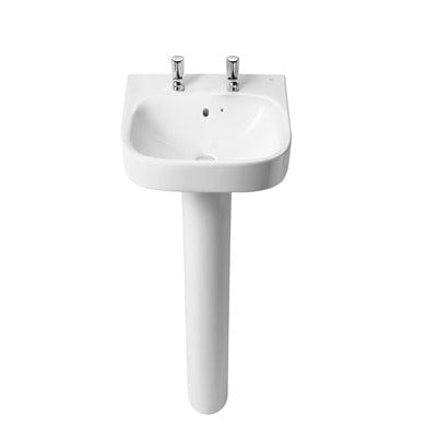 Debba 550mm Basin - 2 Tap Holes - Bathrooms