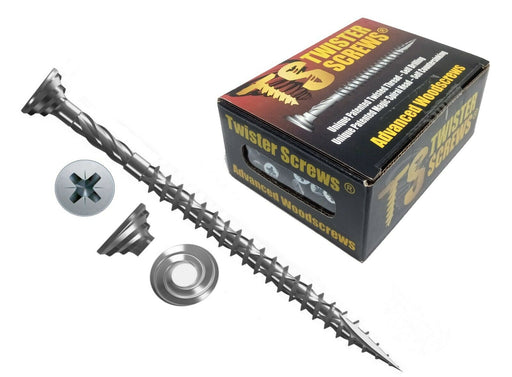 TwisterScrews Advanced Multipurpose woodscrew - Hardware > Hardware Accessories > Hardware Fasteners > Screws SCREWS