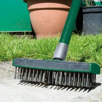 Draper Paving Brush Set with Twin Heads and Telescopic Handle