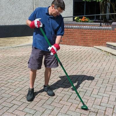 Draper Paving Brush Set with Twin Heads and Telescopic Handle