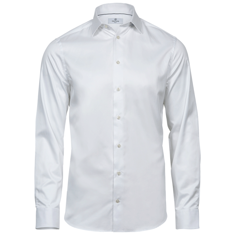 Tee Jays 4021 Luxury Slim Fit Long Sleeve Oxford Shirt - SHIRTS