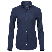 Tee Jays 4001 Ladies Perfect Long Sleeve Oxford Shirt - WOMENS T-SHIRTS