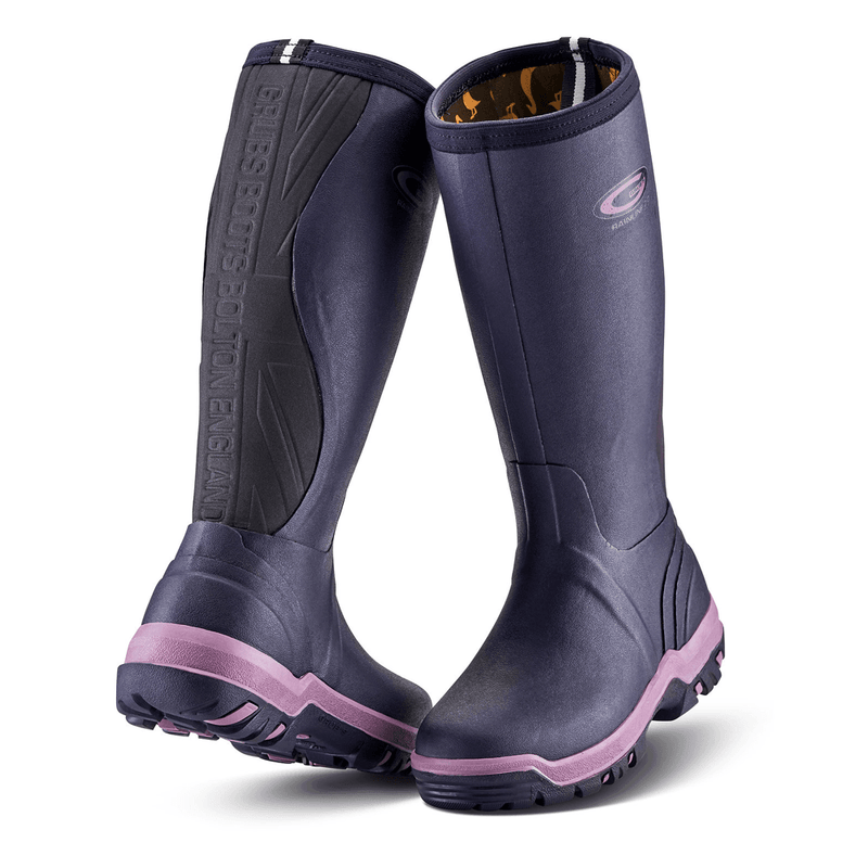 Grubs Rainline Lightweight Rubber Stretch Wellington Boot Welly Various Colours - WELLINGTON BOOTS