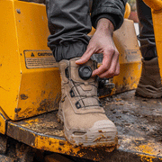 Dewalt Lander Leather Water-Resistant Composite BOA Safety Work Boots - Apparel & Accessories > Shoes > Boots SAFETY BOOTS