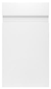 Larissa Handle Less White Matt J Pull- Replacement Kitchen Doors (Trims & Accessories) -